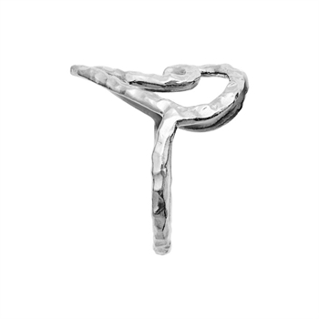 Maanesten Felicity Ring i sterlingsølv gulcenter